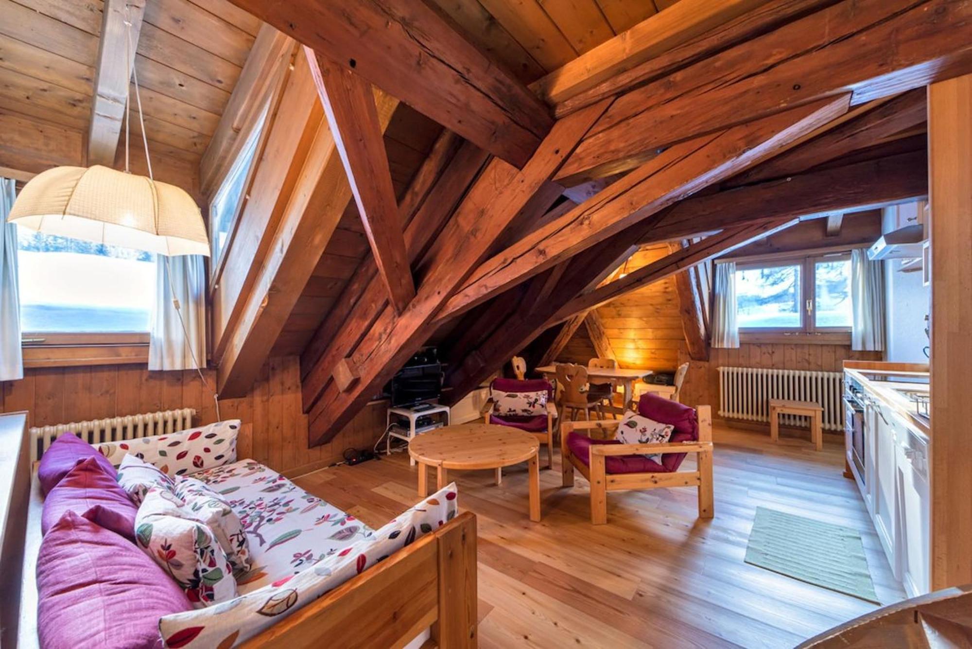 Apartament Chesa La Cuntainta - Sils Maria Zewnętrze zdjęcie