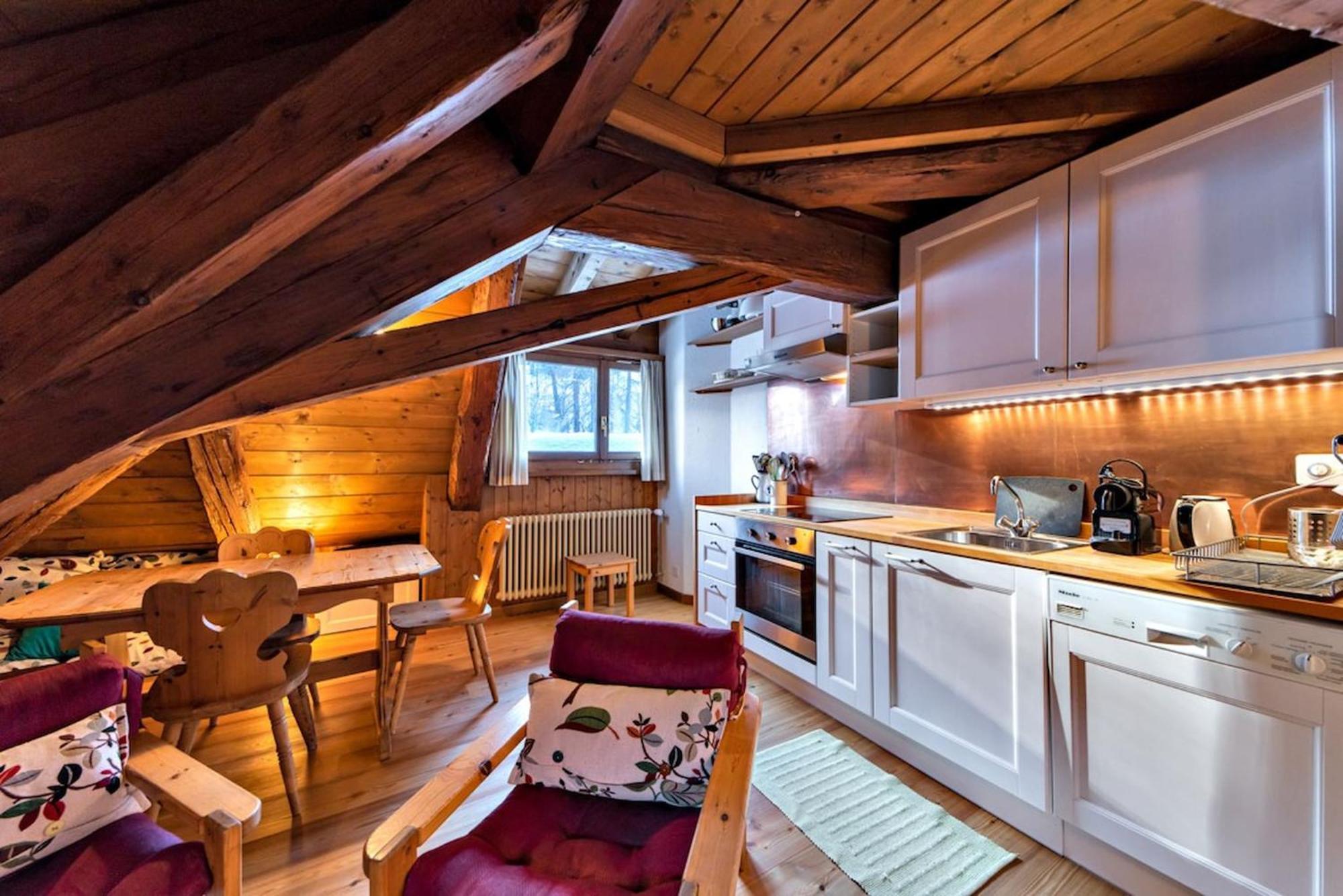 Apartament Chesa La Cuntainta - Sils Maria Zewnętrze zdjęcie